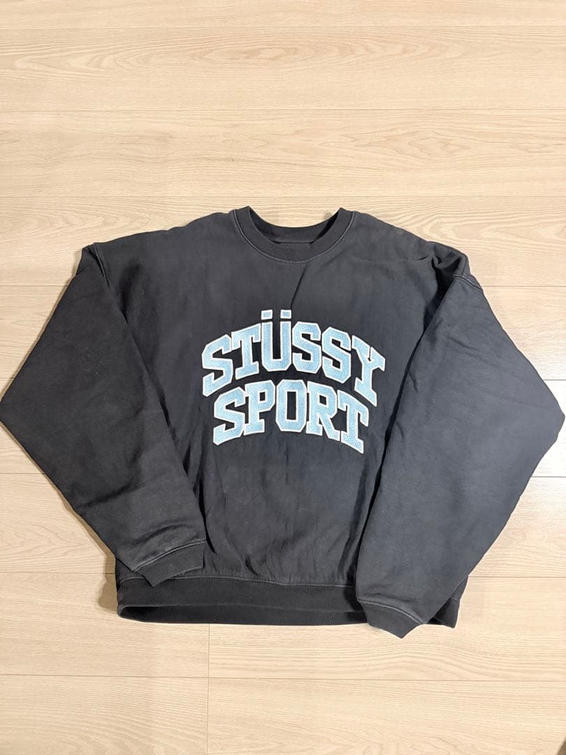 STÜSSY スポーツ スウェット M ブラック