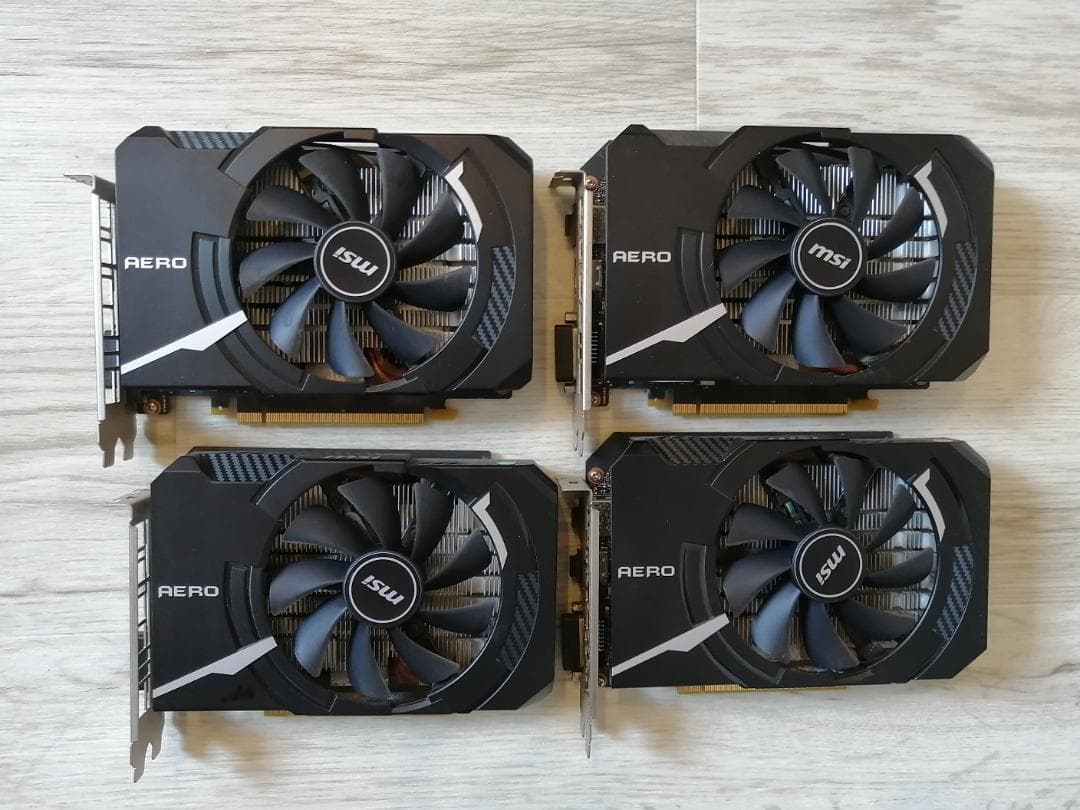 【4個】MSI GeForce GTX1660SUPER AERO ITX OC