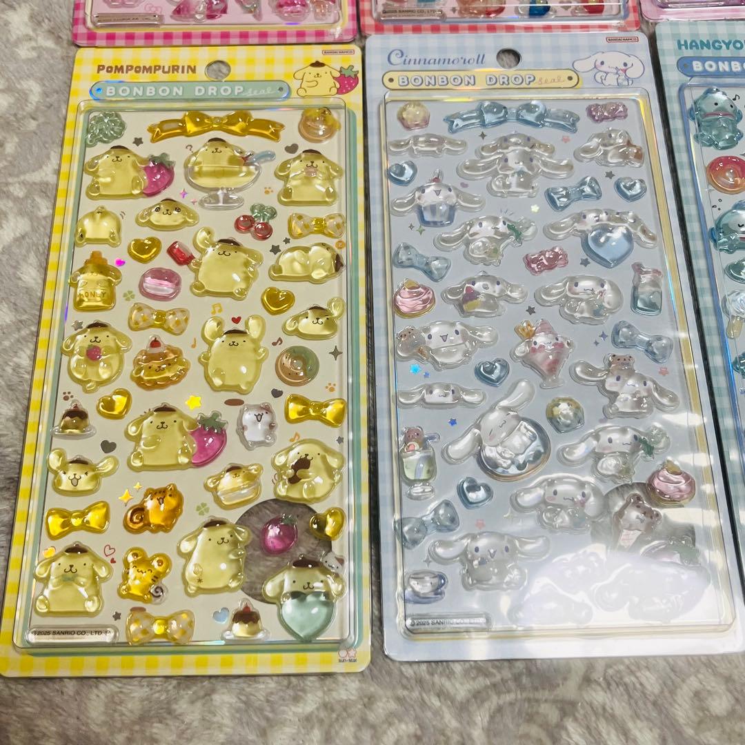 正規品　ボンボンドロップシール　第二弾　サンリオ　コンプリート　全8種