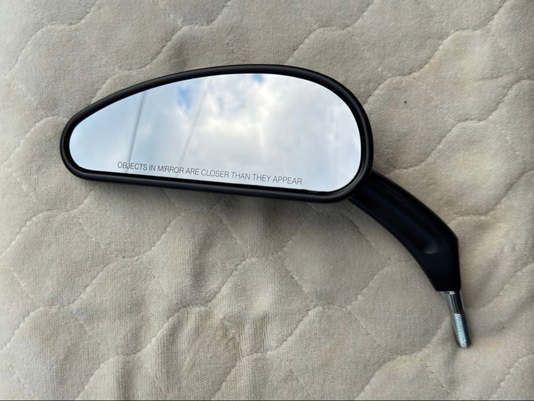 ハーレーダビットソン　プロファイル・カスタムミラー　サテンブラック