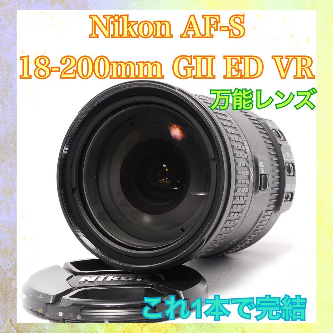 これ1本でOK◆Nikon AF-S 18-200mm GII VR◆万能レンズ