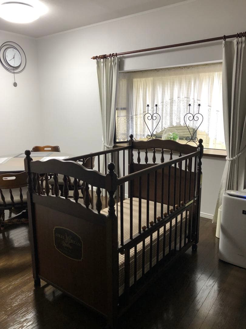 集金兵　　木製ベビーベッド 日本製