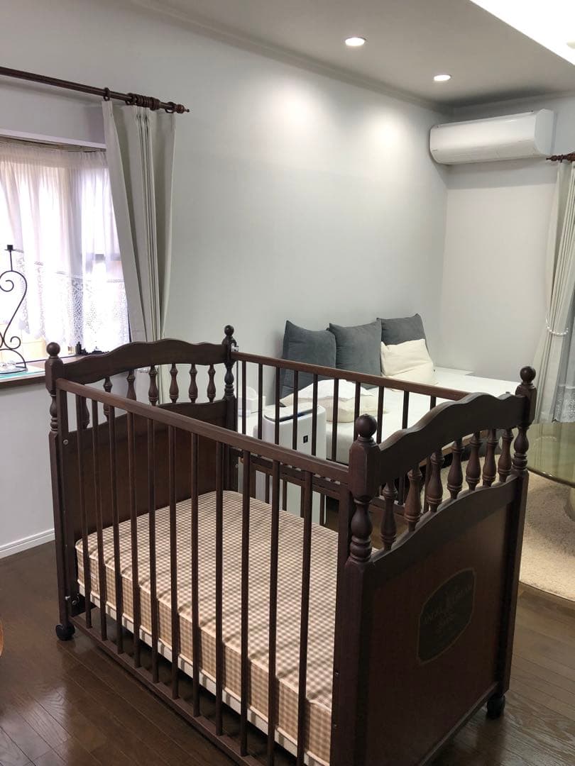 集金兵　　木製ベビーベッド 日本製