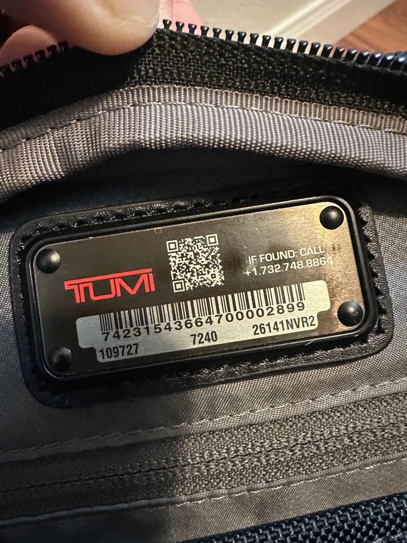 Tumi 26141 エキスパンダブル　ネイビーレストレーション ブリーフバック
