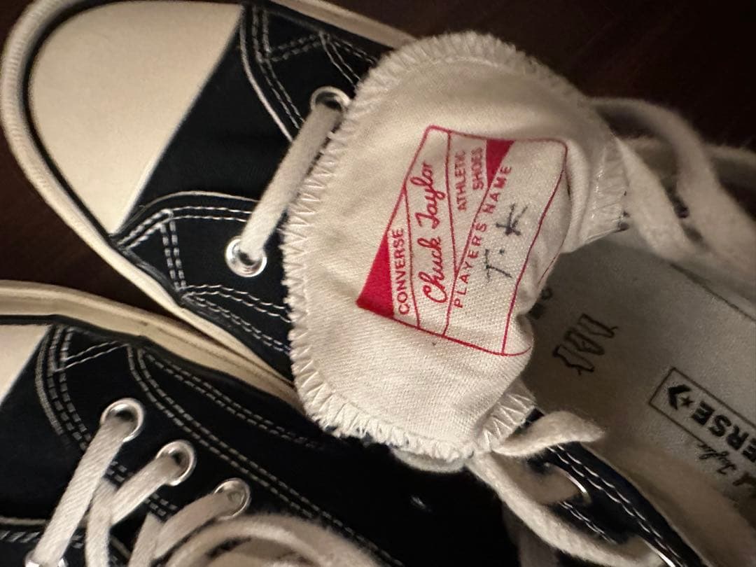 チャックテイラーコンバースLOW 28.5 黒白