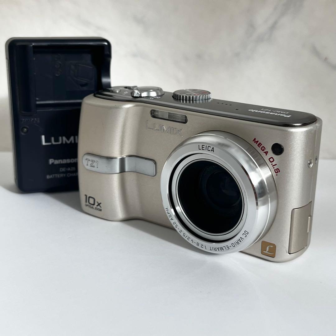 美品 Panasonic LUMIX DMC-TZ1 ゴールド コンデジ