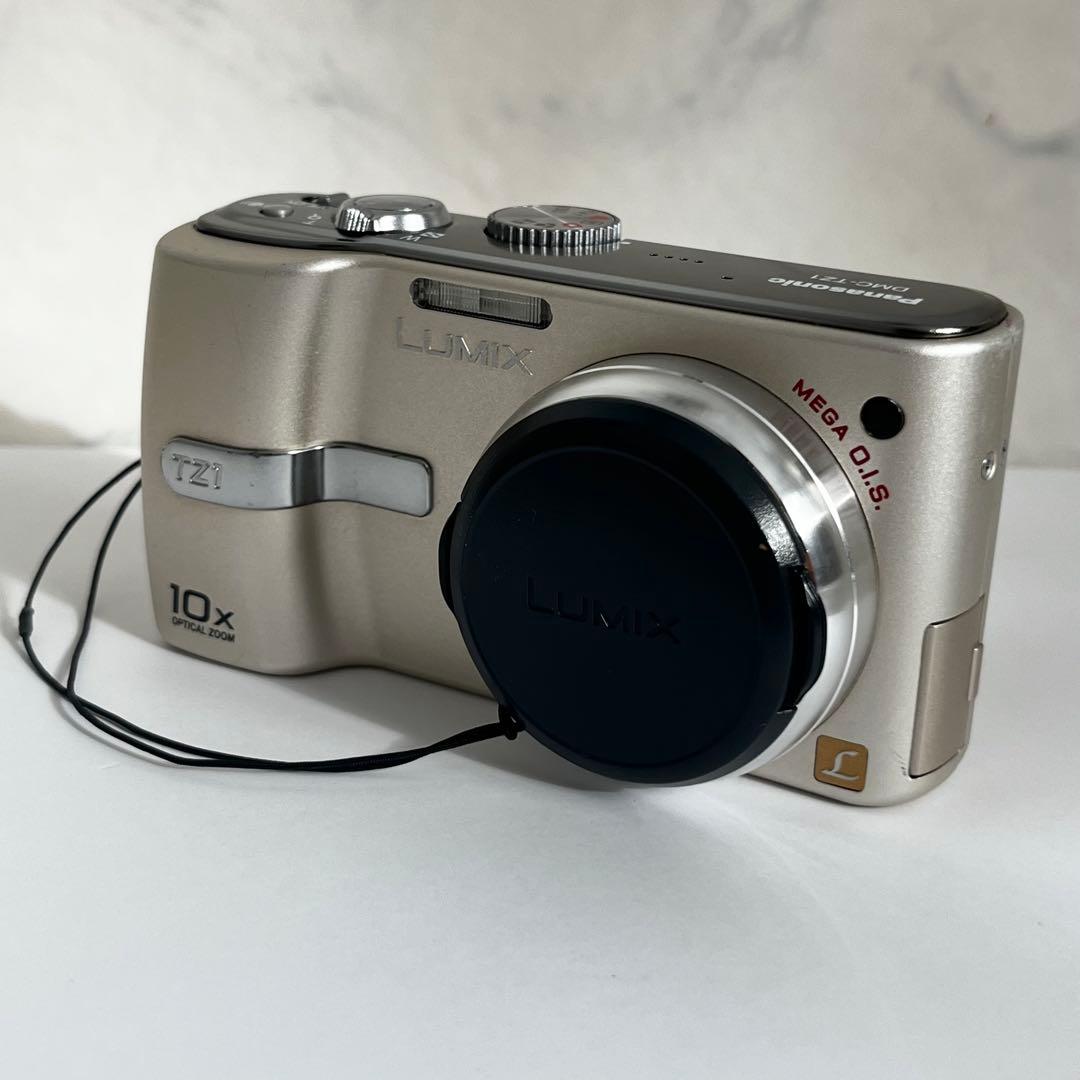 美品 Panasonic LUMIX DMC-TZ1 ゴールド コンデジ