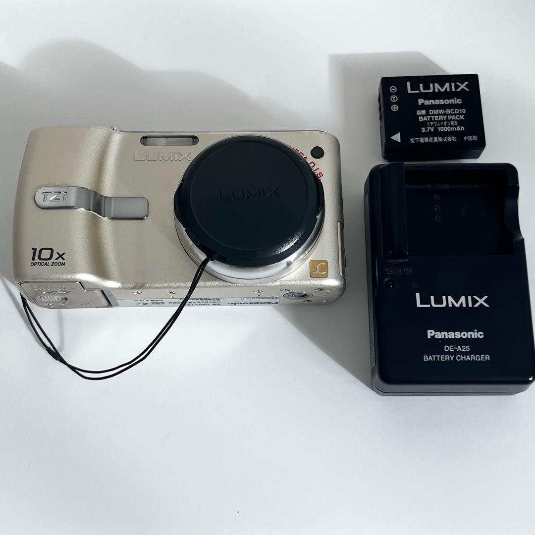 美品 Panasonic LUMIX DMC-TZ1 ゴールド コンデジ