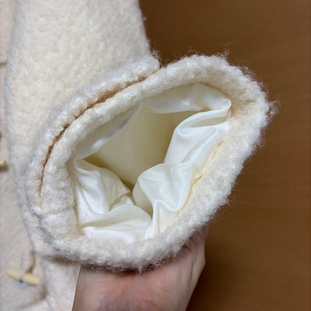 ROLAROLA DUFFLE HALF COAT IVORY 韓国アイドル着用