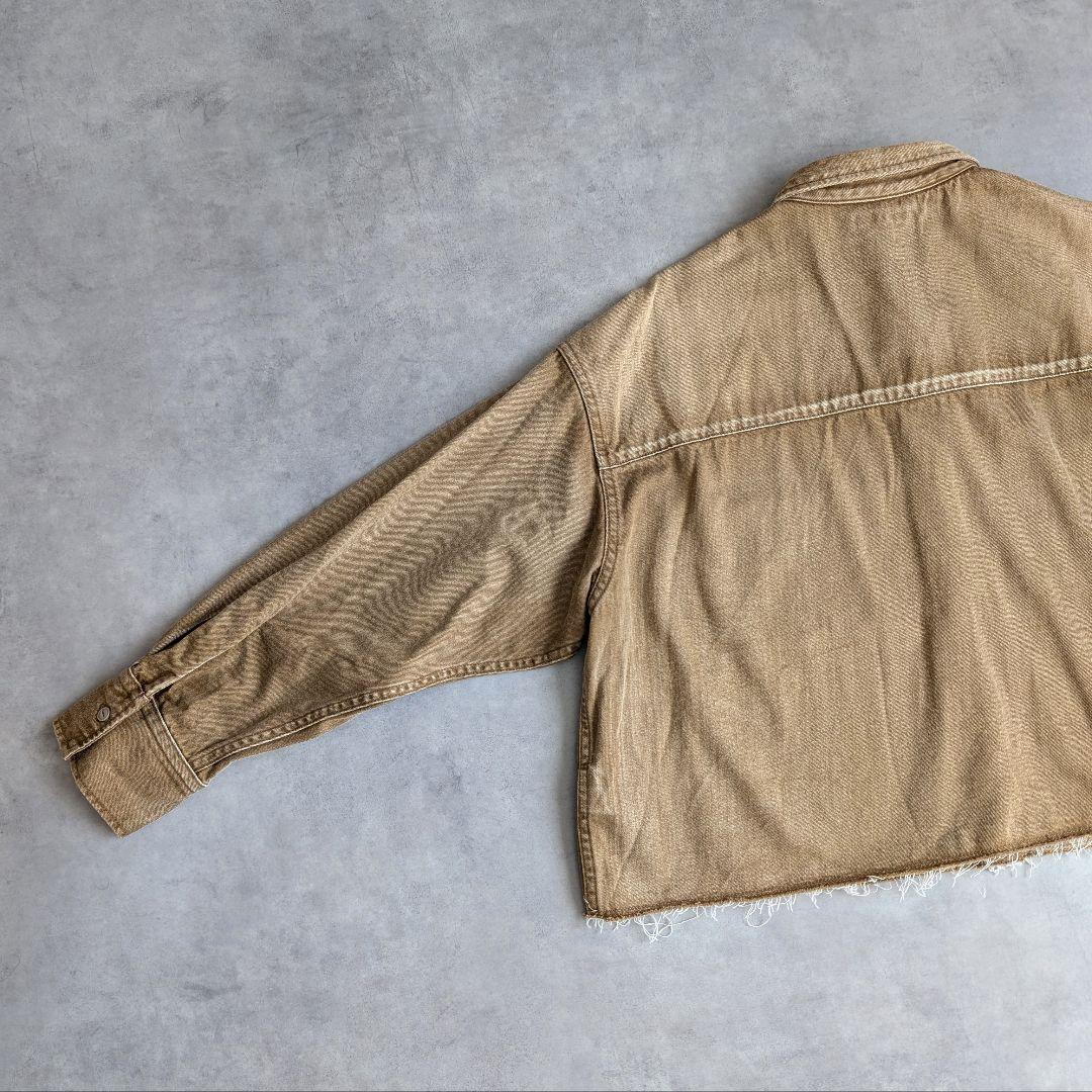 JOURNAL STANDARD ライトオンスデニムクロップドシャツ ブルゾン