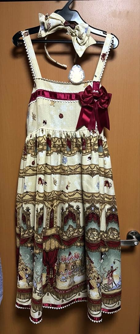 カチューシャセット☆バレエ くるみ割り人形柄JSK