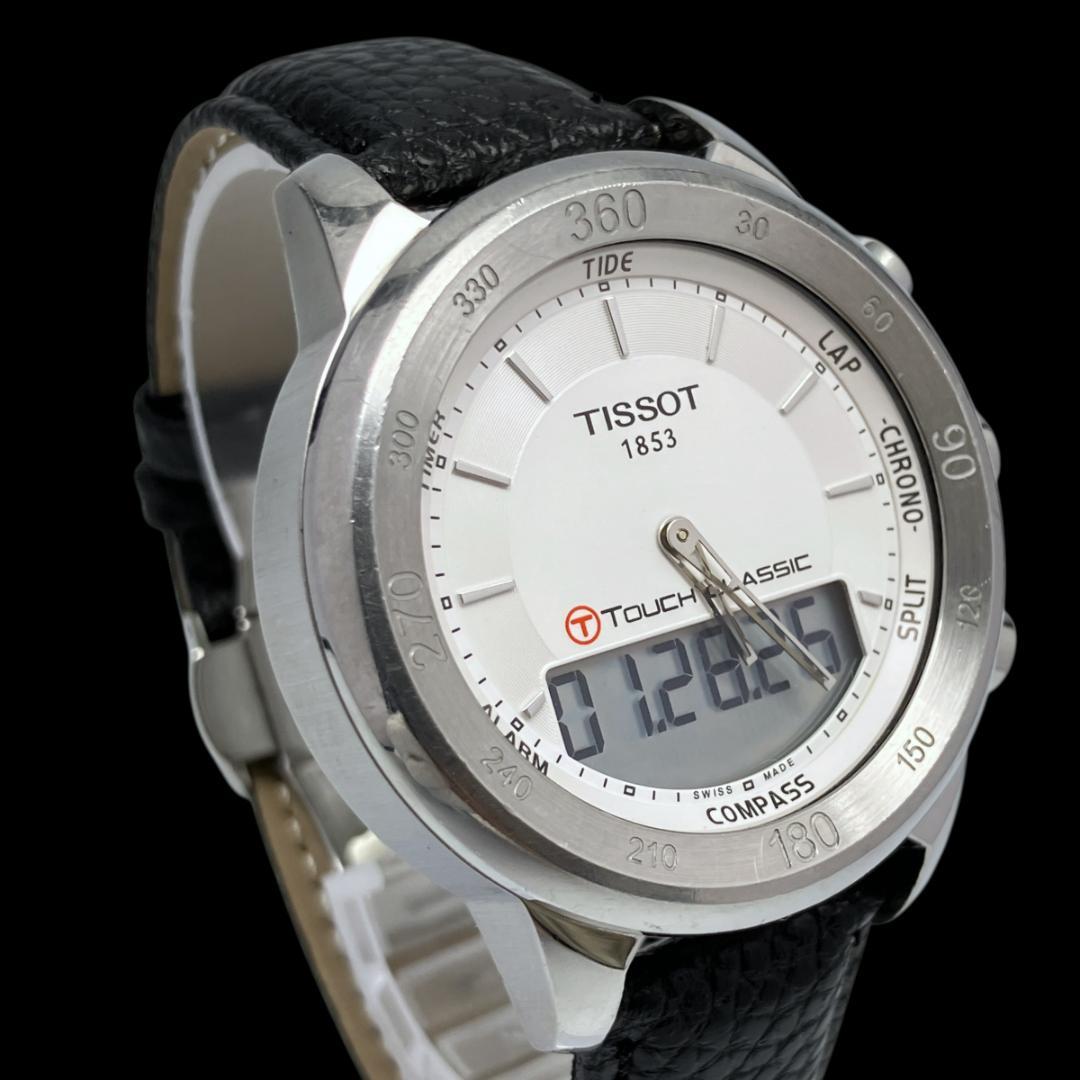 【新品電池/稼働/箱付き】ティソ T-Touch デジアナ 腕時計 メンズ