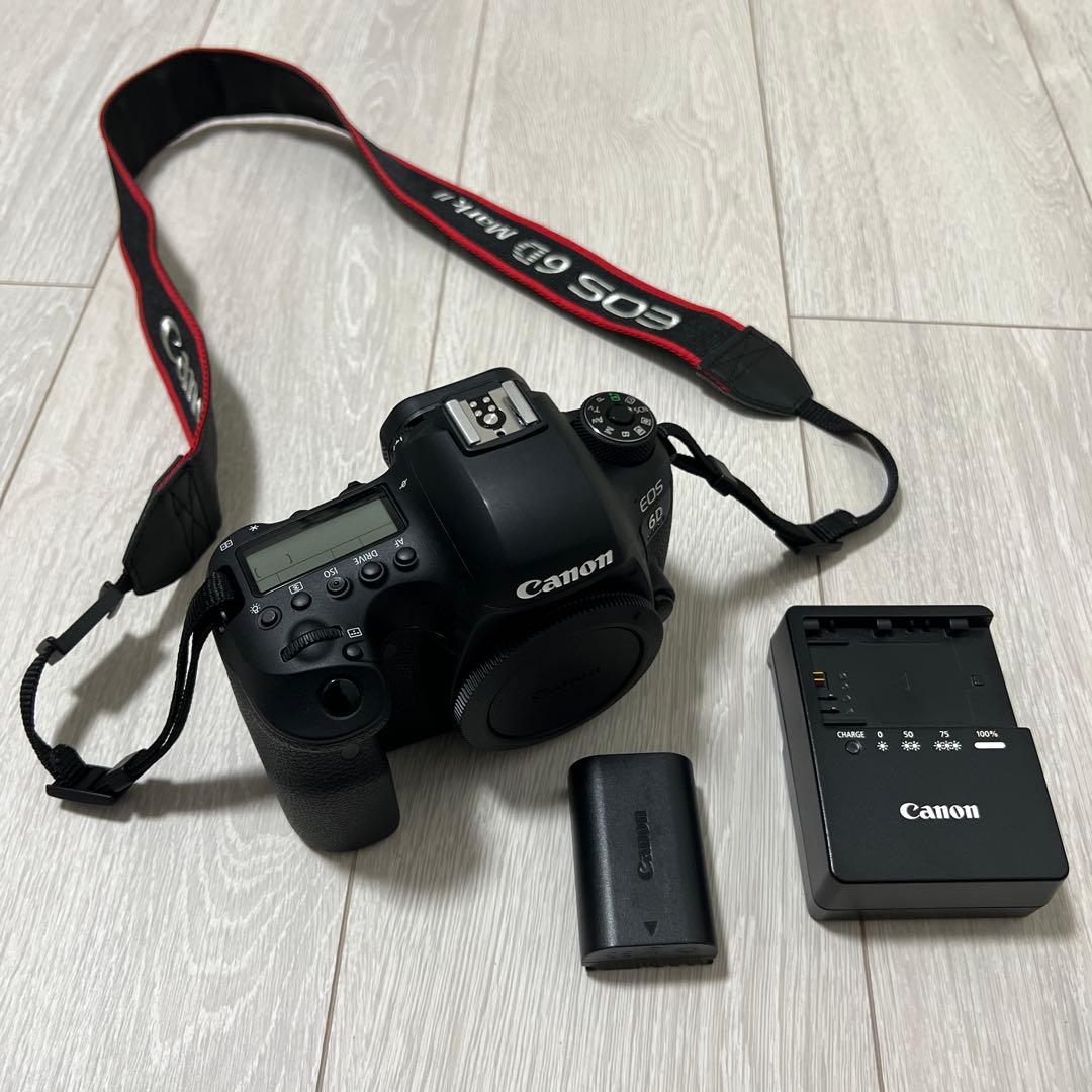 中古美品！Canon EOS 6D Mark II 本体と付属品