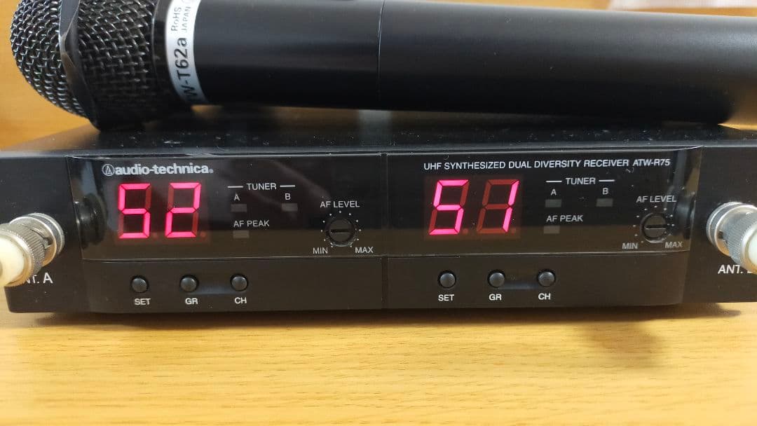 audio-technica ワイヤレスマイクセット ATW-R75