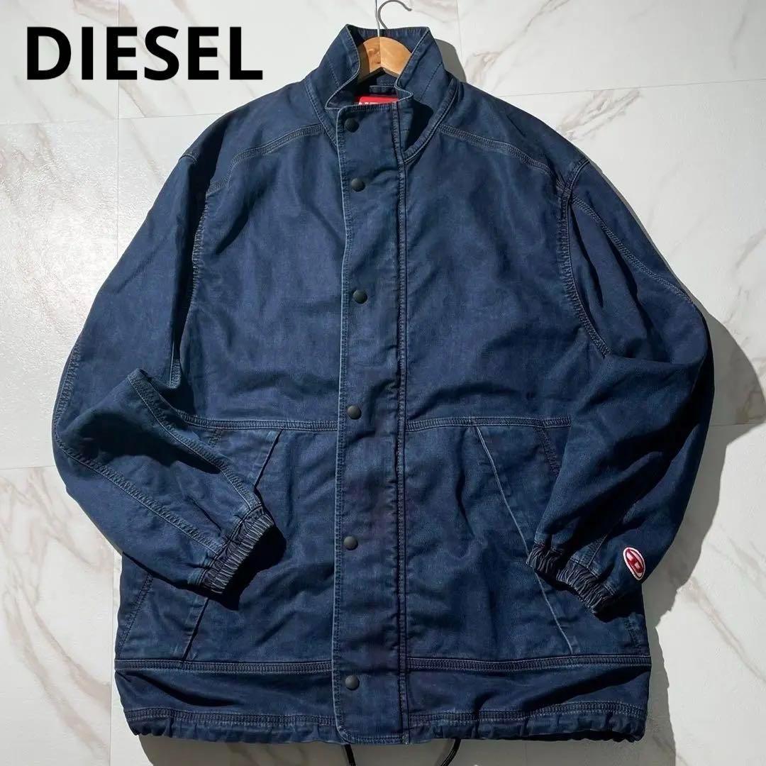 美品★近年★DIESEL ディーゼル モッズコート デニムジャケット Dロゴ
