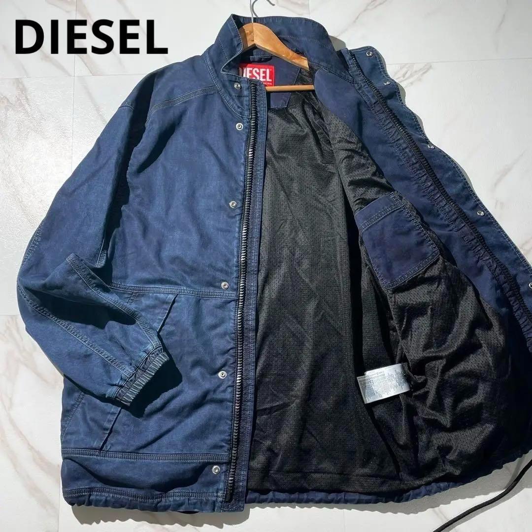 美品★近年★DIESEL ディーゼル モッズコート デニムジャケット Dロゴ
