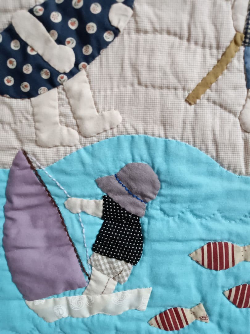 パッチワークタペストリー