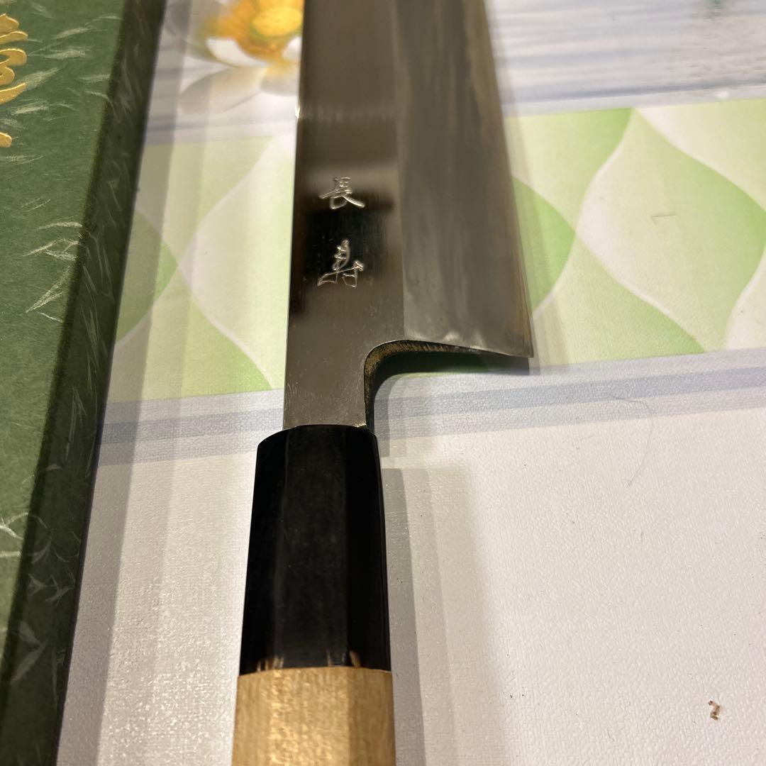 長寿 心鍛 出雲纯和鋼 日本料理刀