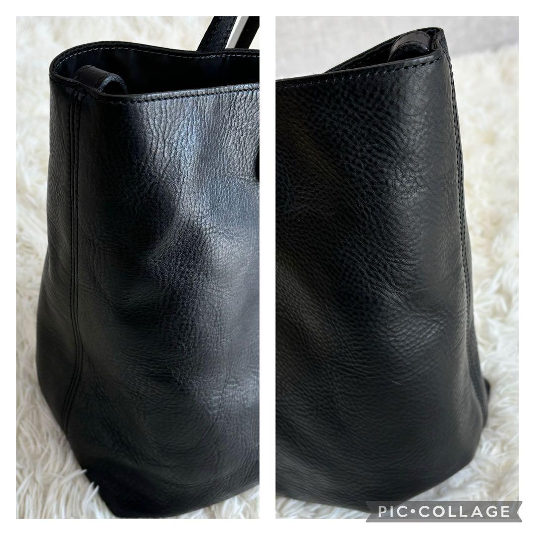 フェリージ　15-50 トートバッグ　オールレザー　シボ革　ロゴ型押