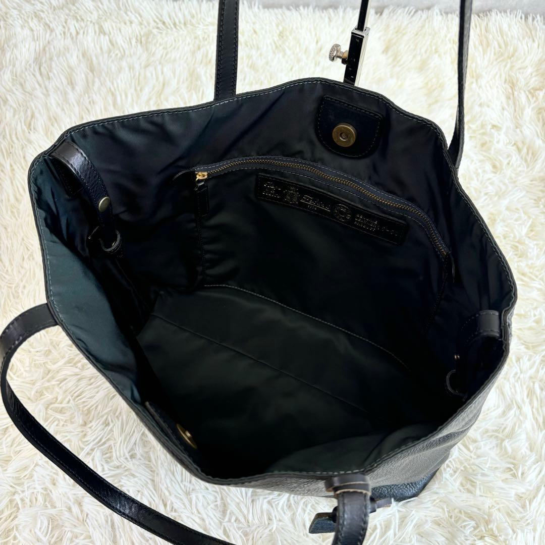 フェリージ　15-50 トートバッグ　オールレザー　シボ革　ロゴ型押