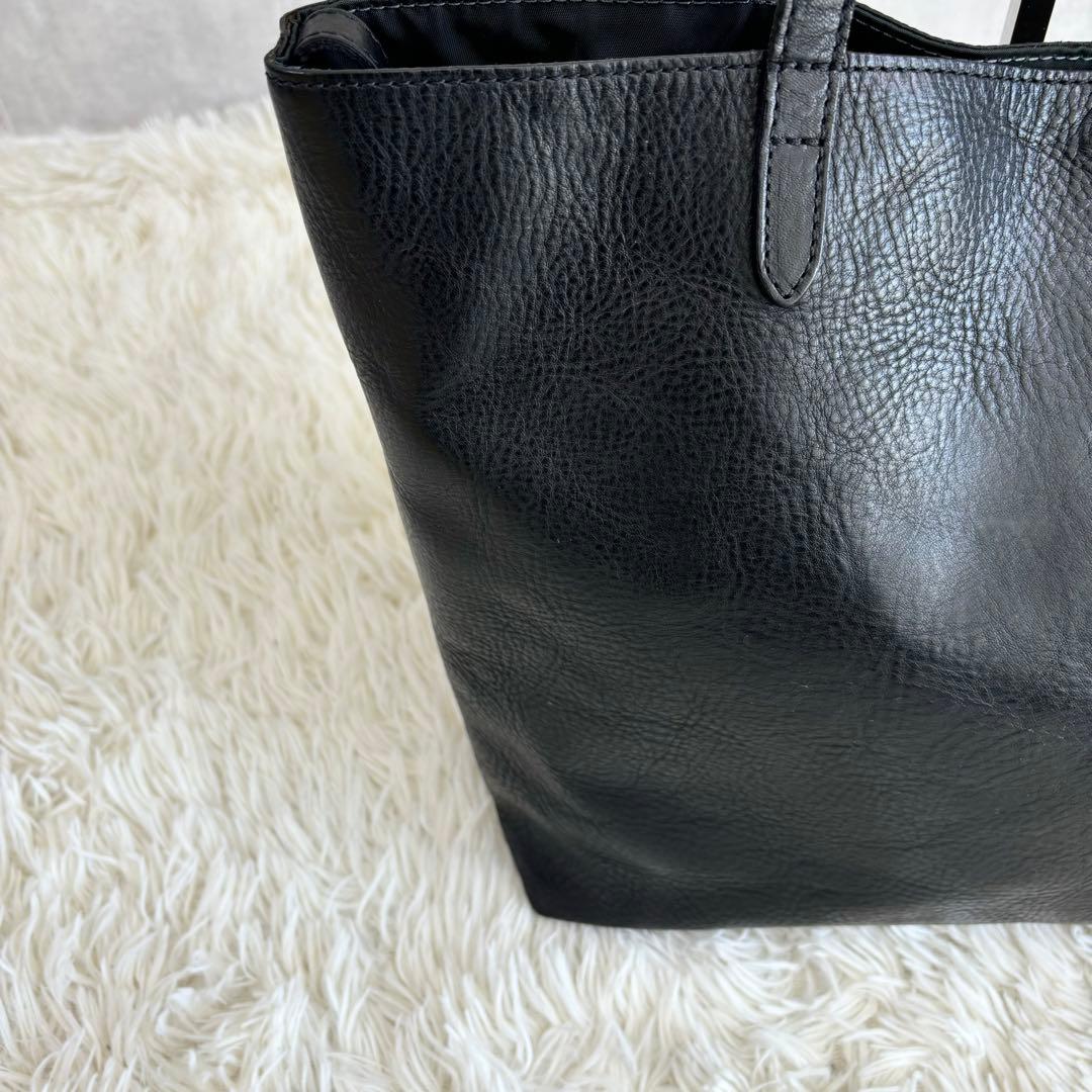 フェリージ　15-50 トートバッグ　オールレザー　シボ革　ロゴ型押