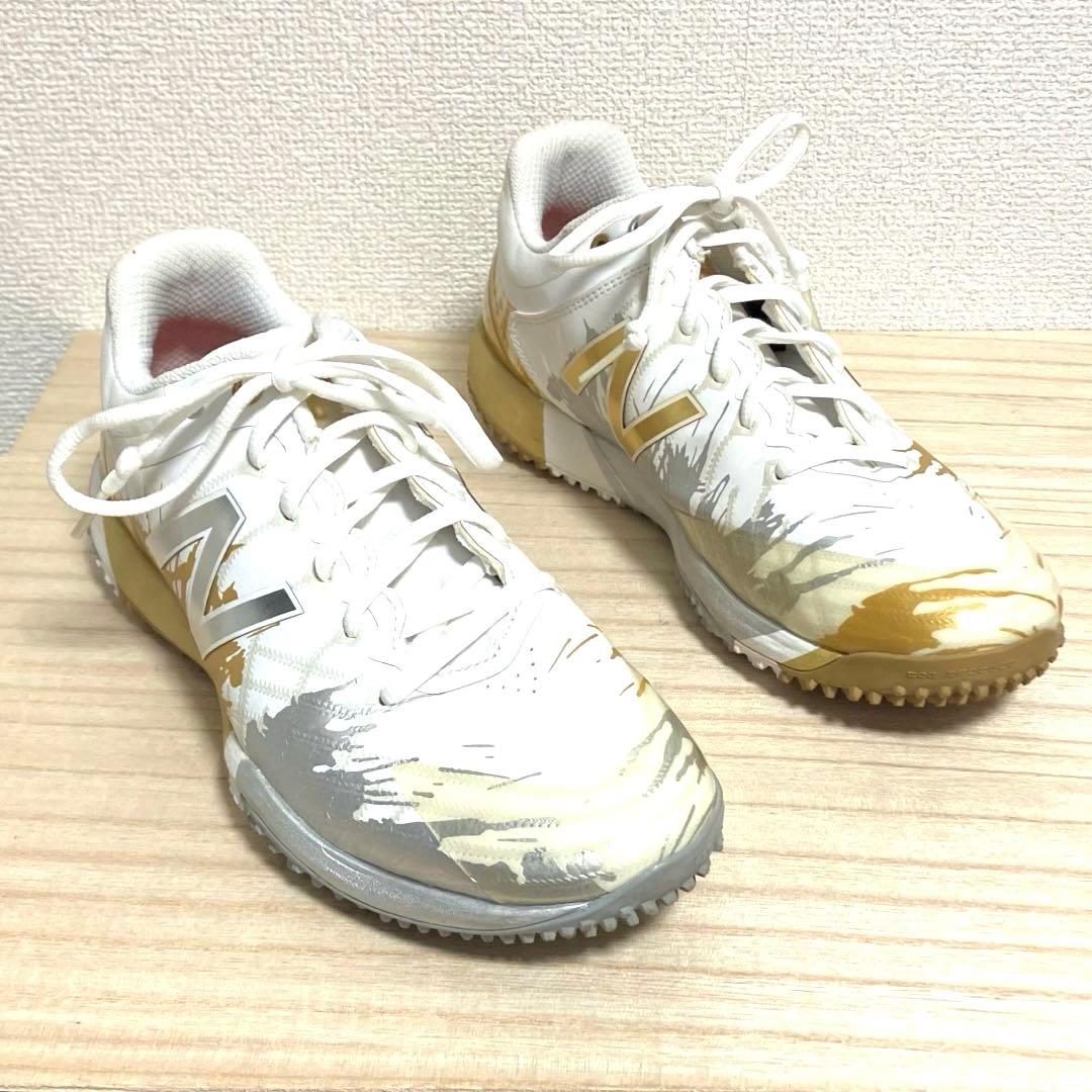 美品 New Balance 4040 MLBプレーオフモデル 白 26.5