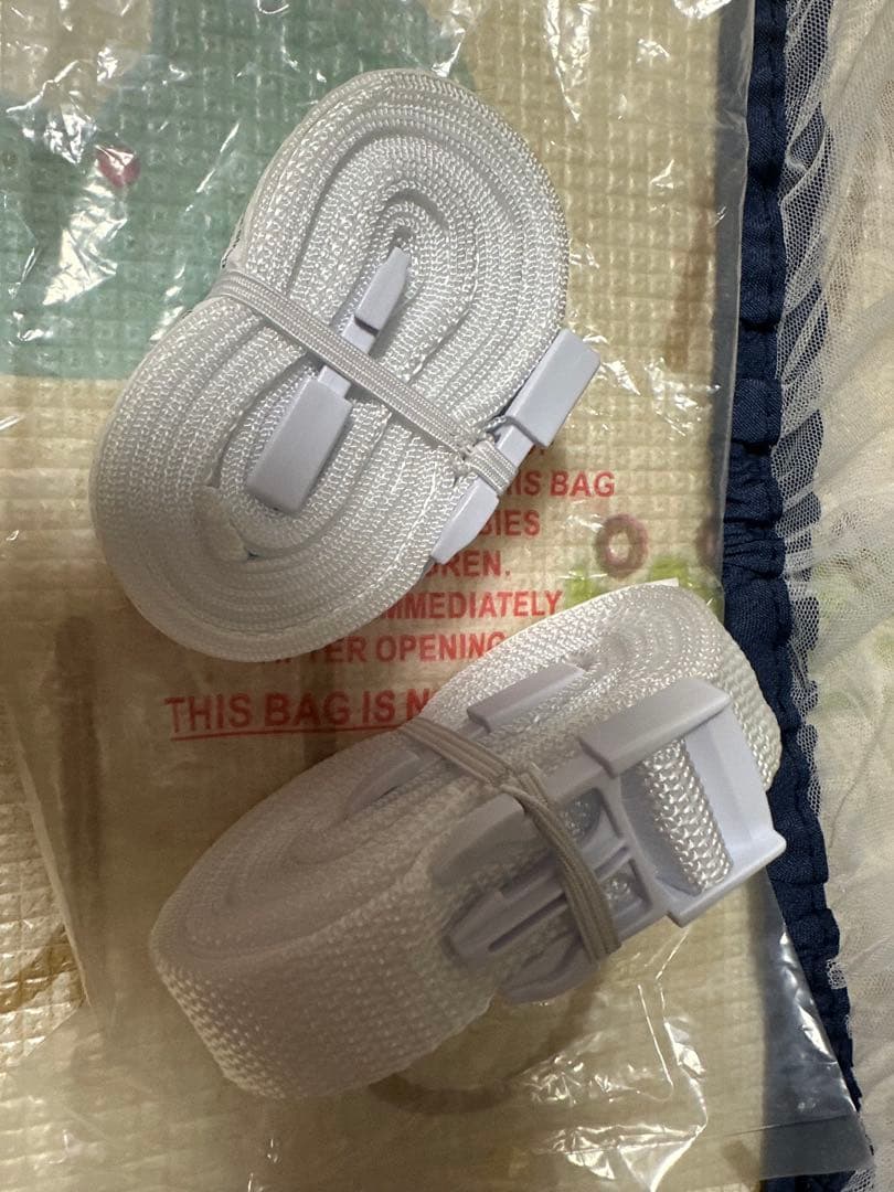 HZDMJ ベビーベッド ネイビー　美品