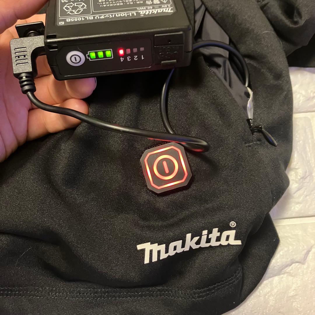 限定値下げ！マキタ　充電式暖房インナー　薄型バッテリー付き