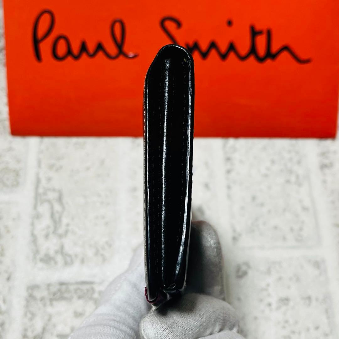 良品 ポールスミス コードバン 長財布 ロングウォレット 馬革 9374