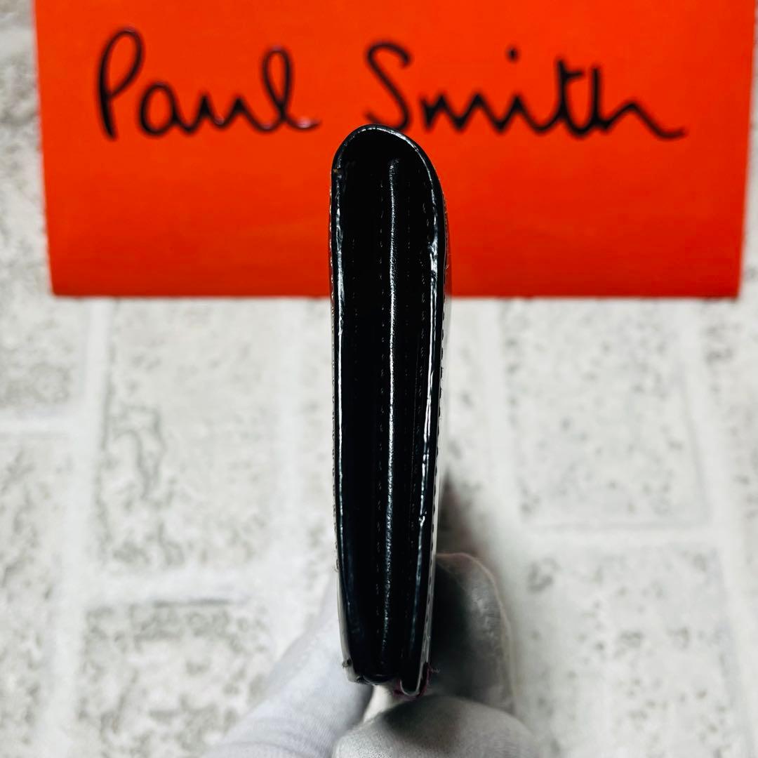 良品 ポールスミス コードバン 長財布 ロングウォレット 馬革 9374