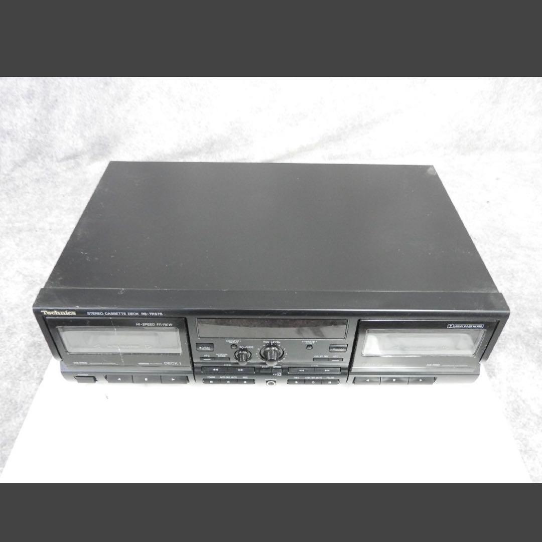 【美品】Technics RS-TR575 テクニクス ダブルカセットデッキ