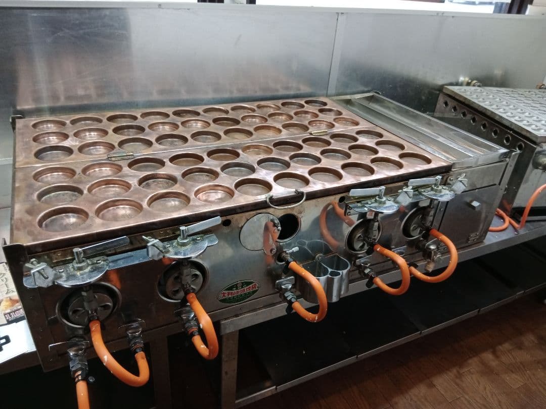 ごぉ　業務用ガス式　大判焼き機　今川焼き機　回転焼き