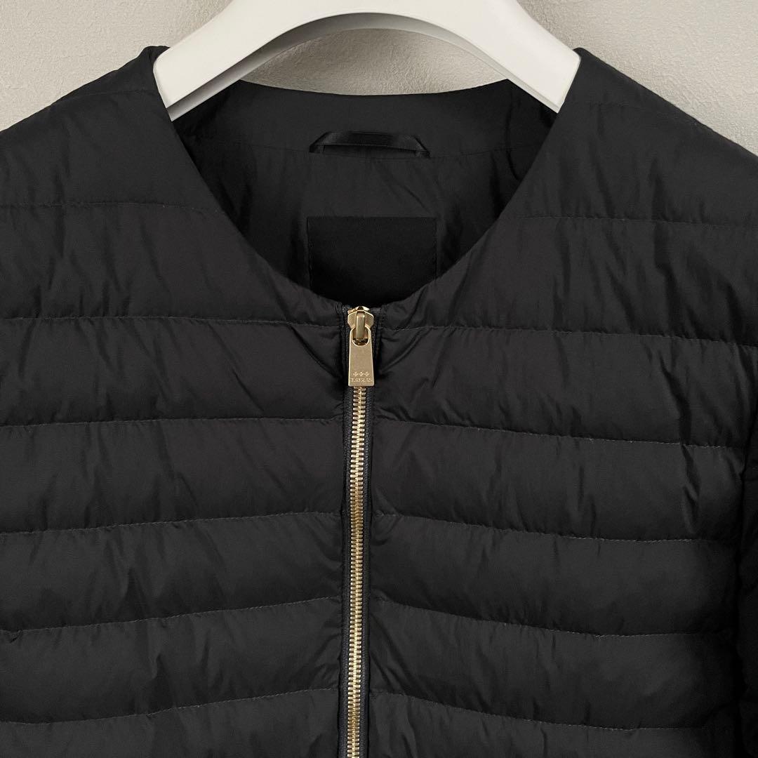 【極美品】タトラス NOKO ノーカラー　ダウンジャケット　ダークグレー　3