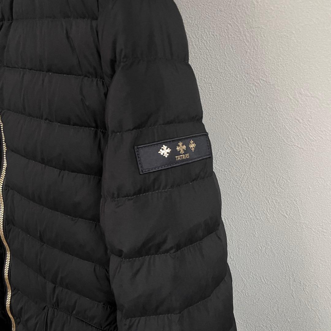 【極美品】タトラス NOKO ノーカラー　ダウンジャケット　ダークグレー　3