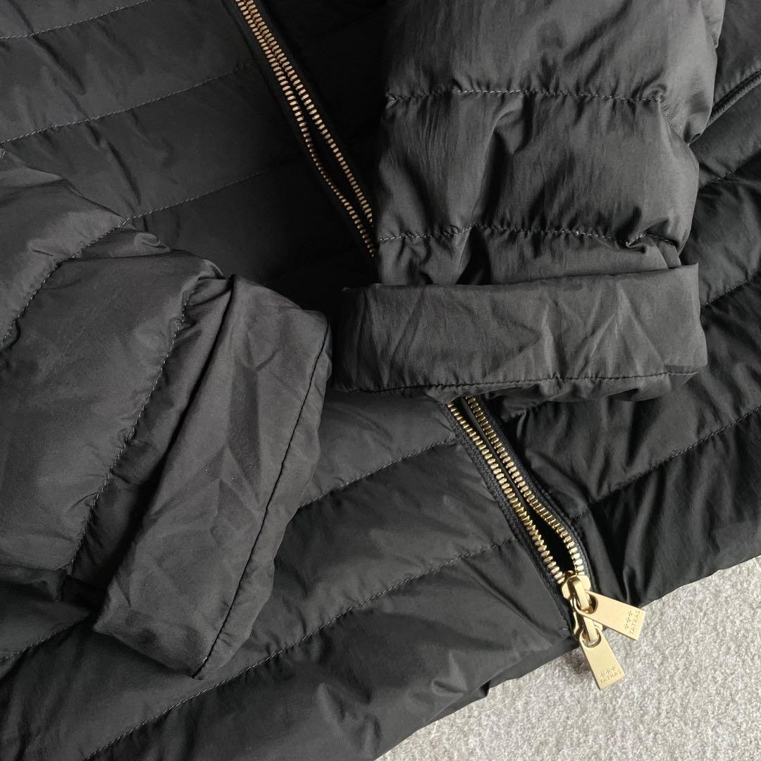 【極美品】タトラス NOKO ノーカラー　ダウンジャケット　ダークグレー　3