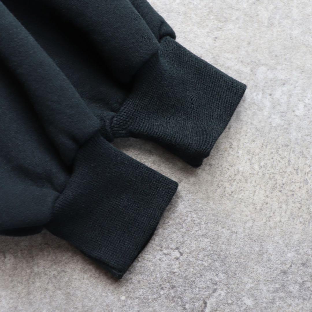 レアカラー USA製 ダークグリーン 90s ラッセル ジップパーカー 無地