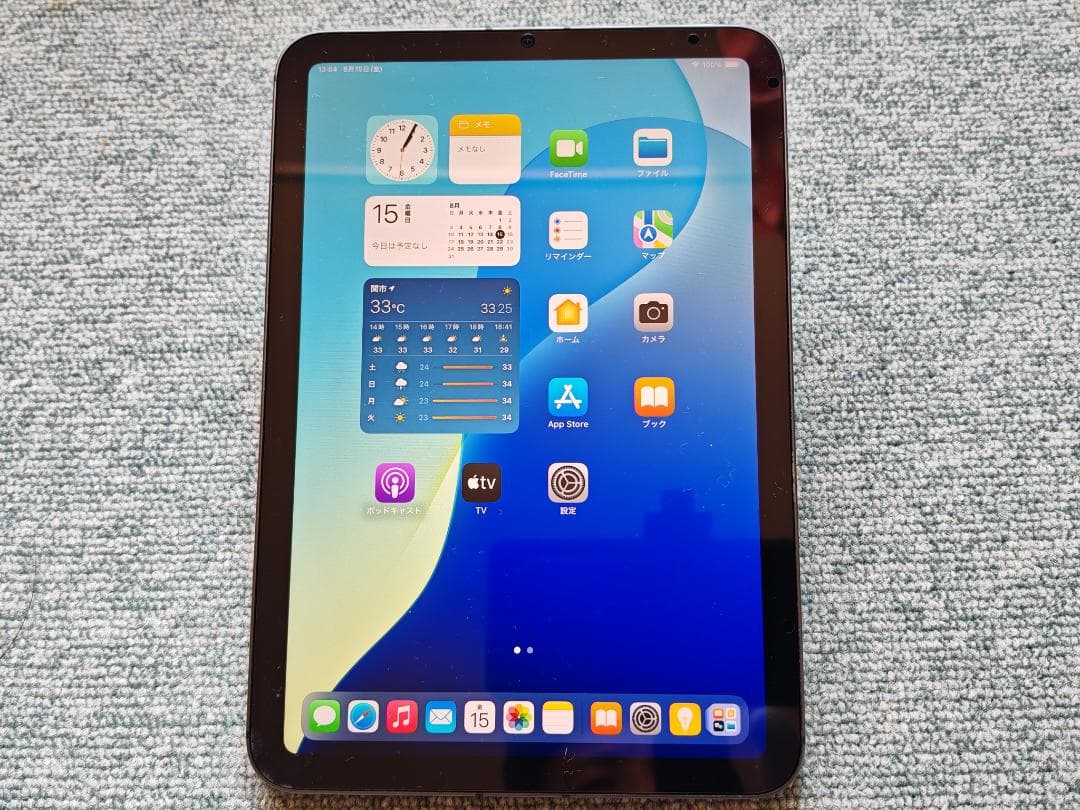 新同品／送料込 iPad mini6 Cellular 256GB サービス品有