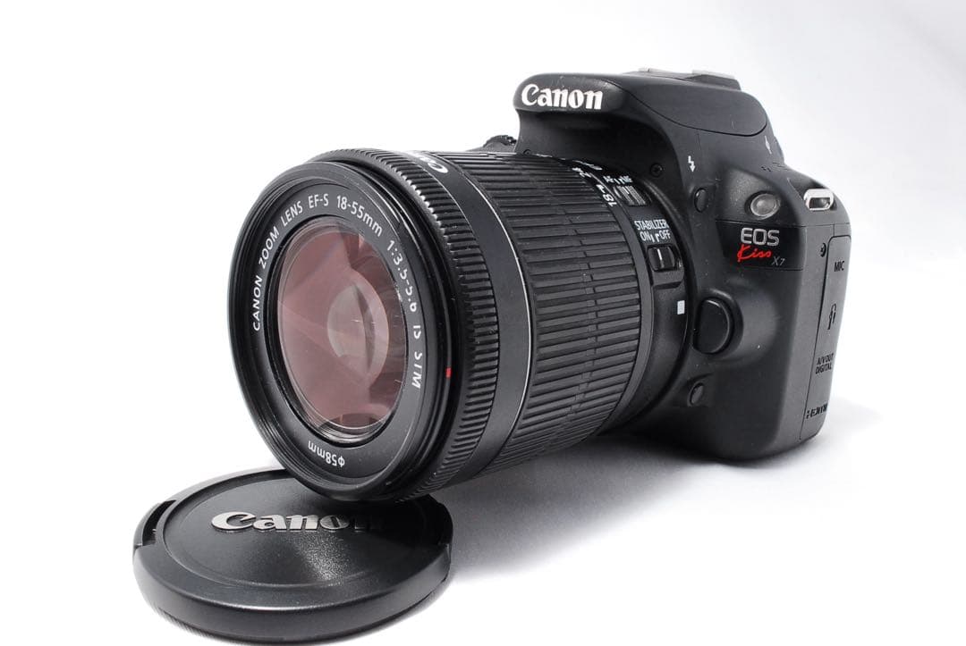 美品❤️Canon EOS Kiss X7❤️高性能レンズセット一眼レフカメラ