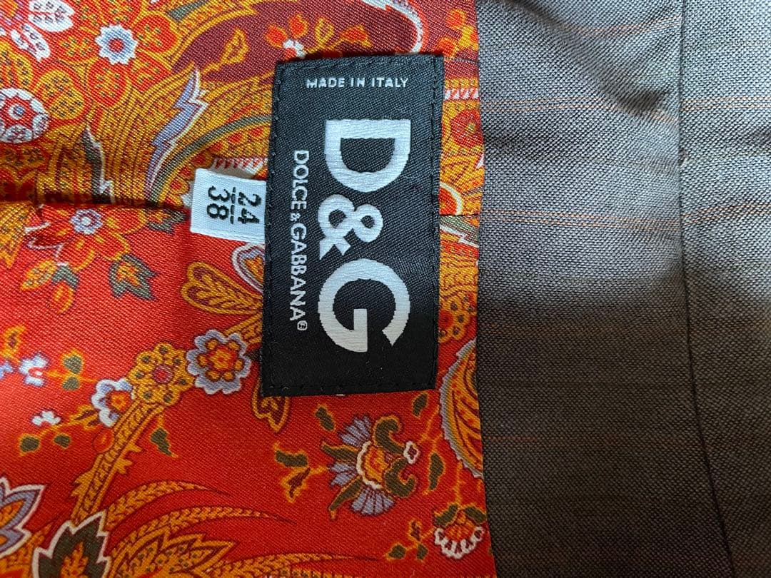 【MK】ドルチェ＆ガッパーナ　グレー　パンツスーツ　サイズ38（M）