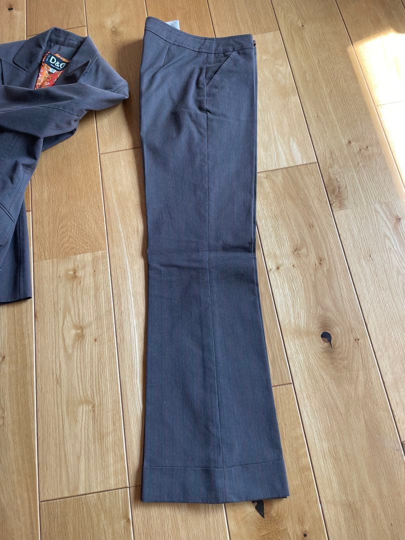 【MK】ドルチェ＆ガッパーナ　グレー　パンツスーツ　サイズ38（M）