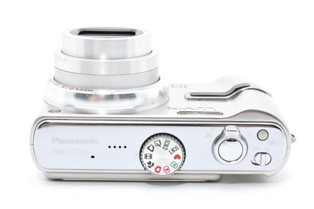 パナソニック DMC-TZ3 シルバー コンデジ 動作品 カメラ
