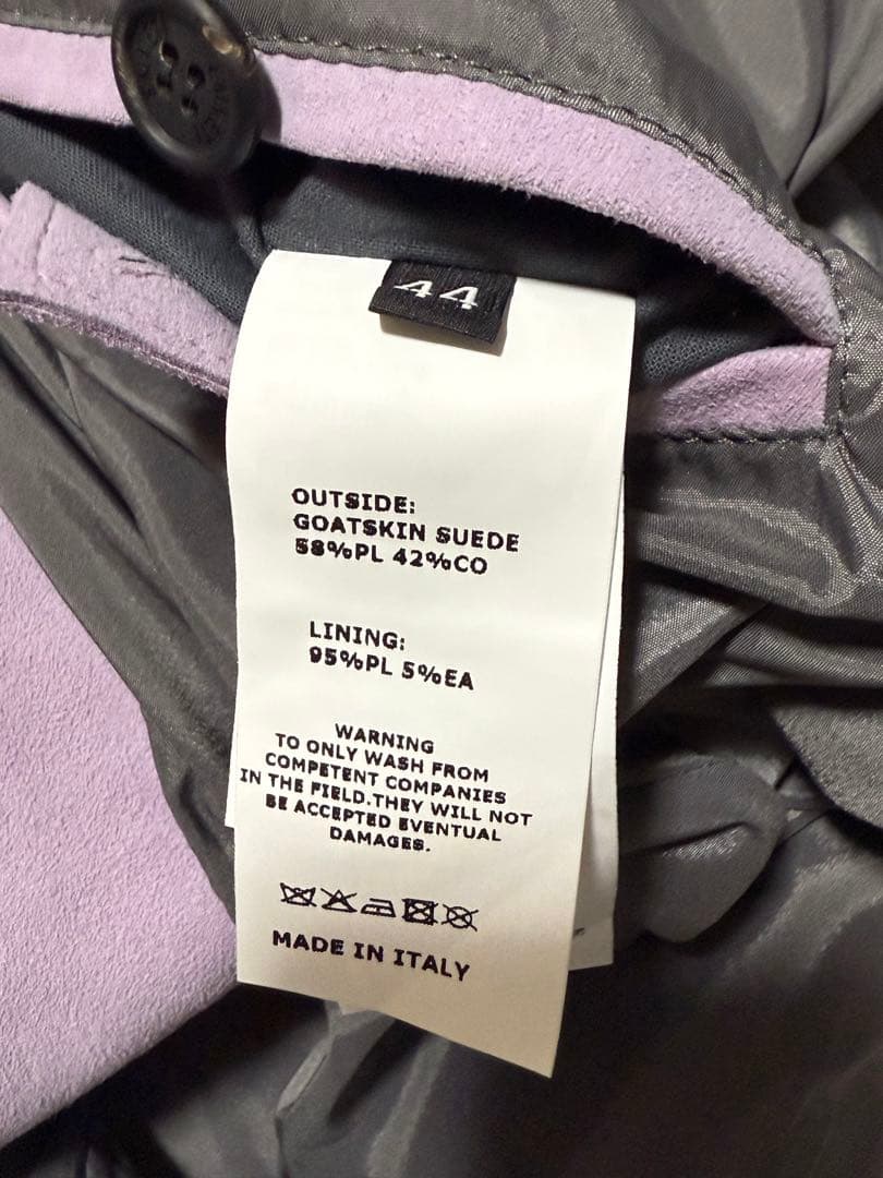 タグ付 EMMETI Gilles 2024SS エンメティ レザー スタジャン