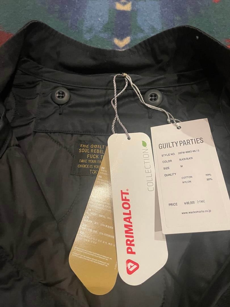 WACKO MARIA モッズコート ワコマリア 野村訓市 黒 M anytee