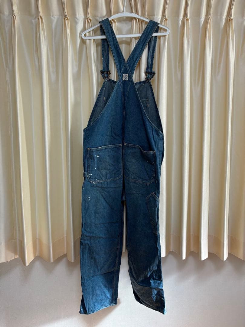 orslow デニムオーバーオール ペイント加工