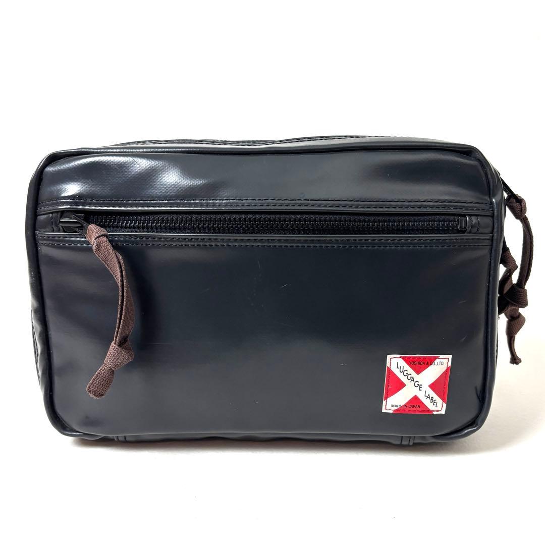 【美品】Porter 吉田カバン LUGGAGE LABEL 赤バッテン