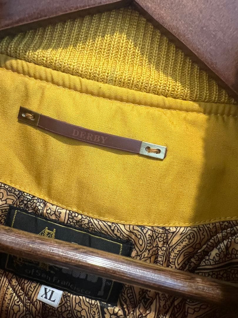 一回着用美品 ダービー オブ サンフランシスコ スタイル 300 マスタードXL