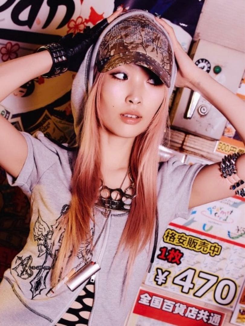 帽子 9090 girl Numbering Studs Cap