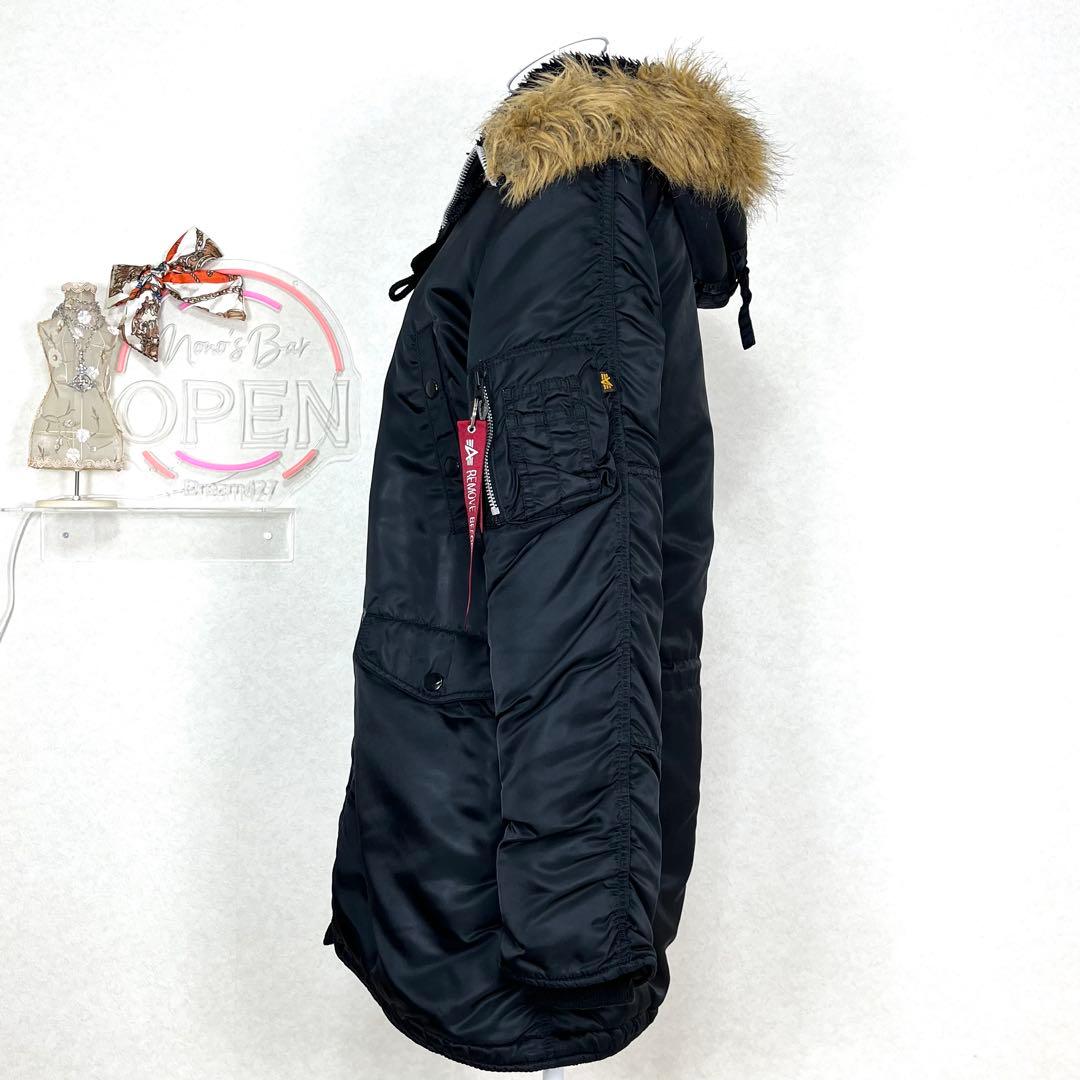 【美品】 ALPHA INDUSTRIES N-3B フライトジャケット L