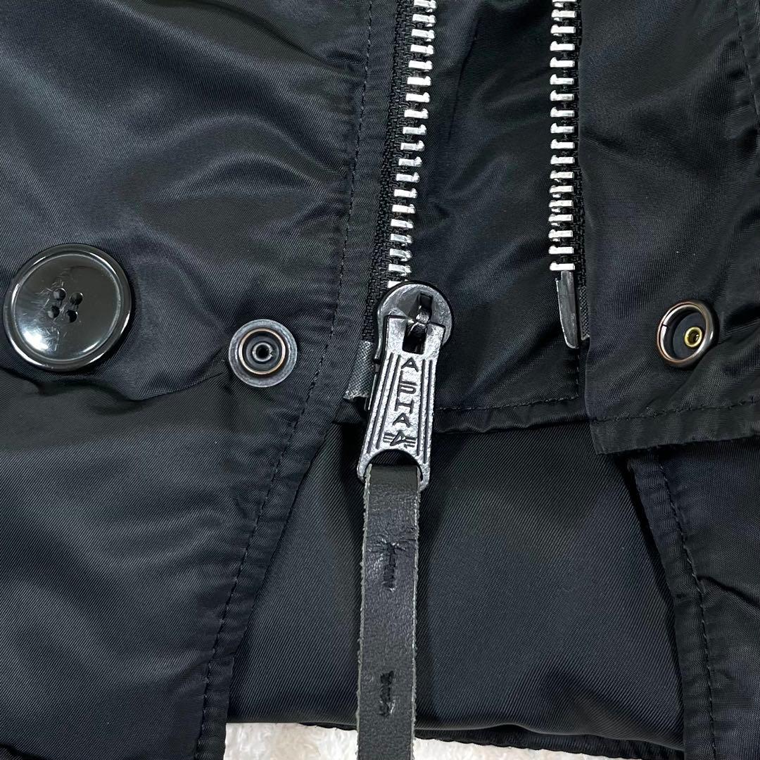 【美品】 ALPHA INDUSTRIES N-3B フライトジャケット L