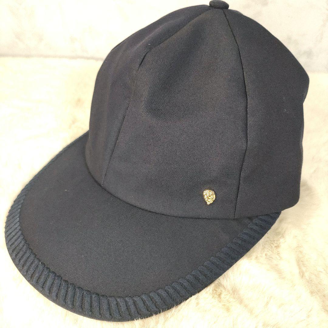 極美品✨ヘレンカミンスキー DELPHIAネイビーキャップ　ネイビー
